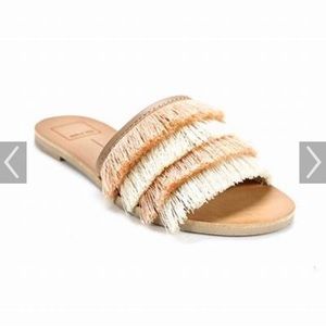 Dolce vita fringe sandals